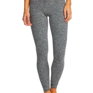 Gray High-Waisted Leggings